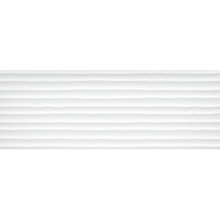 CENTER - 13X35, WHITE LINEAR, SATIN